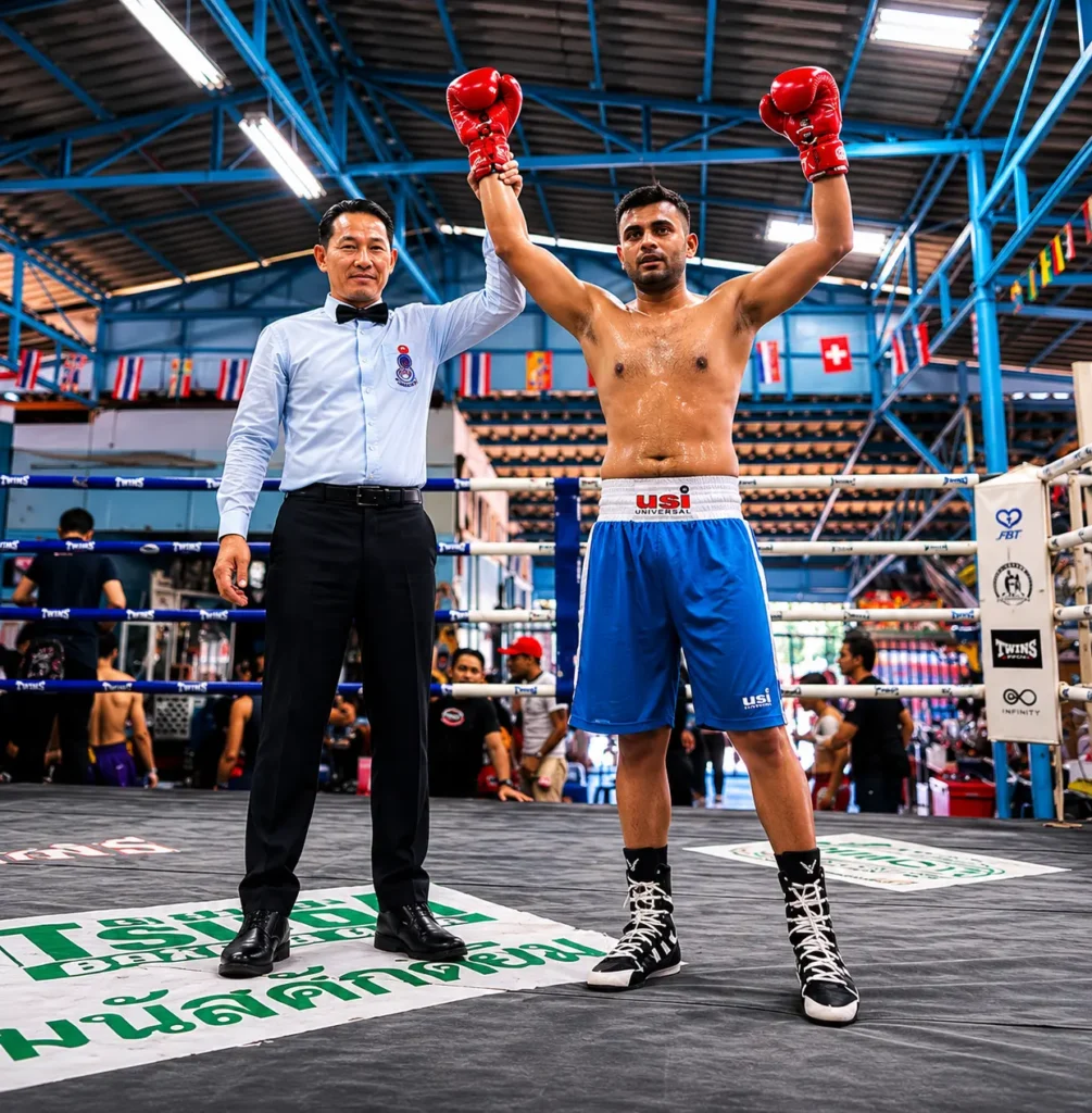 ravikant professional boxing training